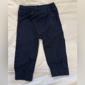 Little Bipsy 3-6 navy chino joggers